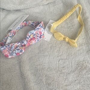 Janie and Jack Floral and Yellow Hair Accessories